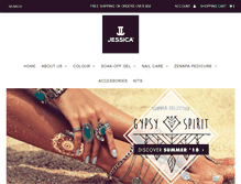 Tablet Screenshot of jessicacosmetics.com